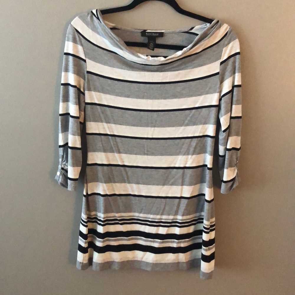 Cotton striped tunic